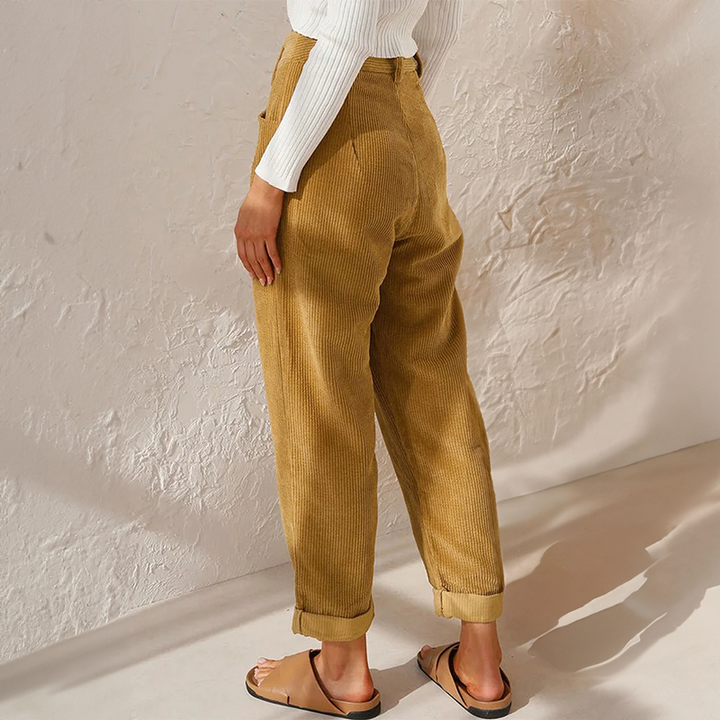 Eileen Pleated Tapered Pants