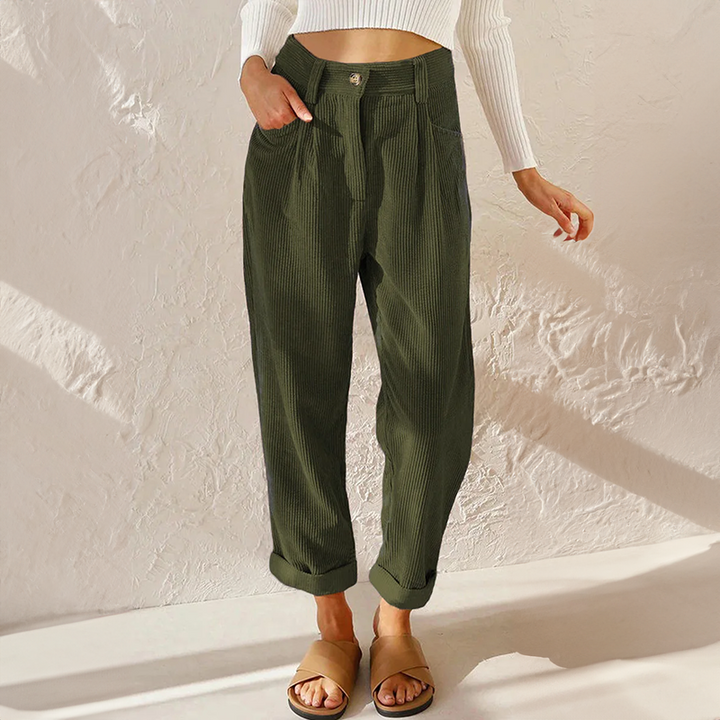 Eileen Pleated Tapered Pants