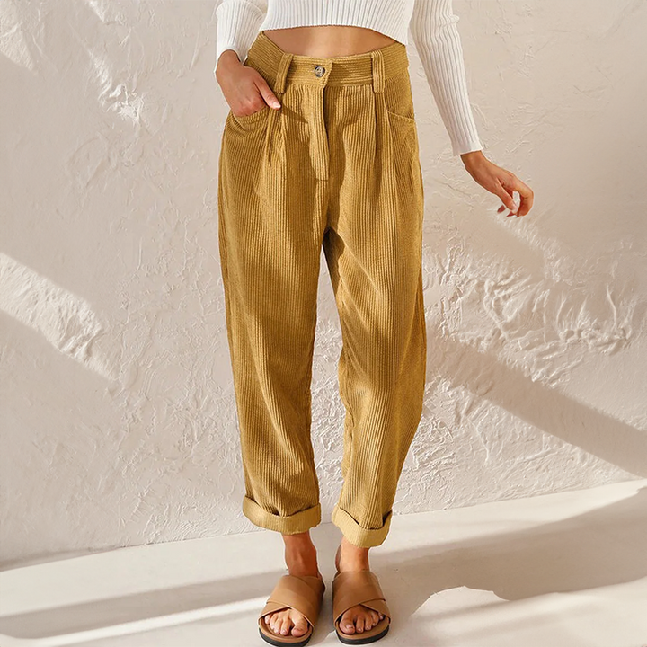 Eileen Pleated Tapered Pants