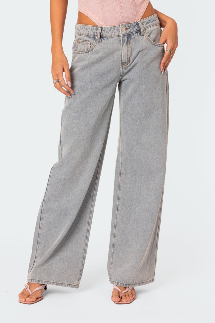 Vienna Relaxed Wide Leg Jeans