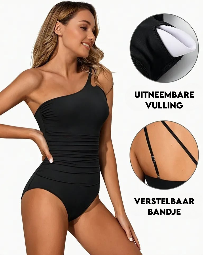 Catalina Asymmetrical One-Shoulder Swimsuit
