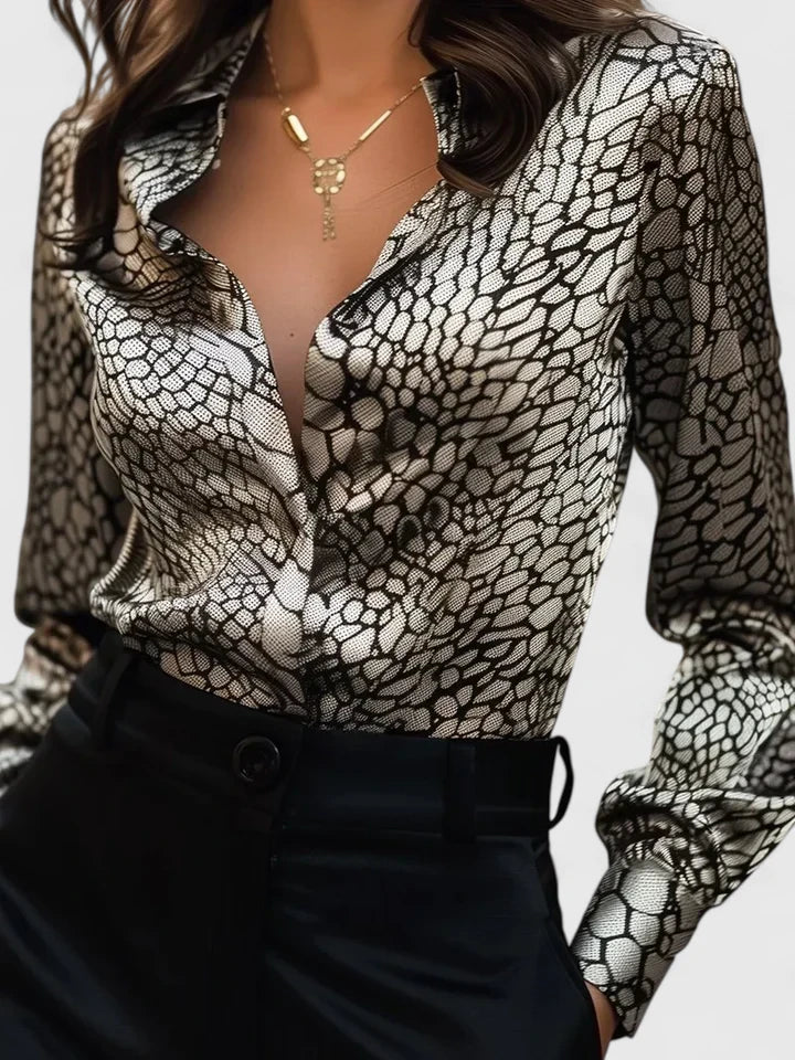 Waka Animal Print Blouse