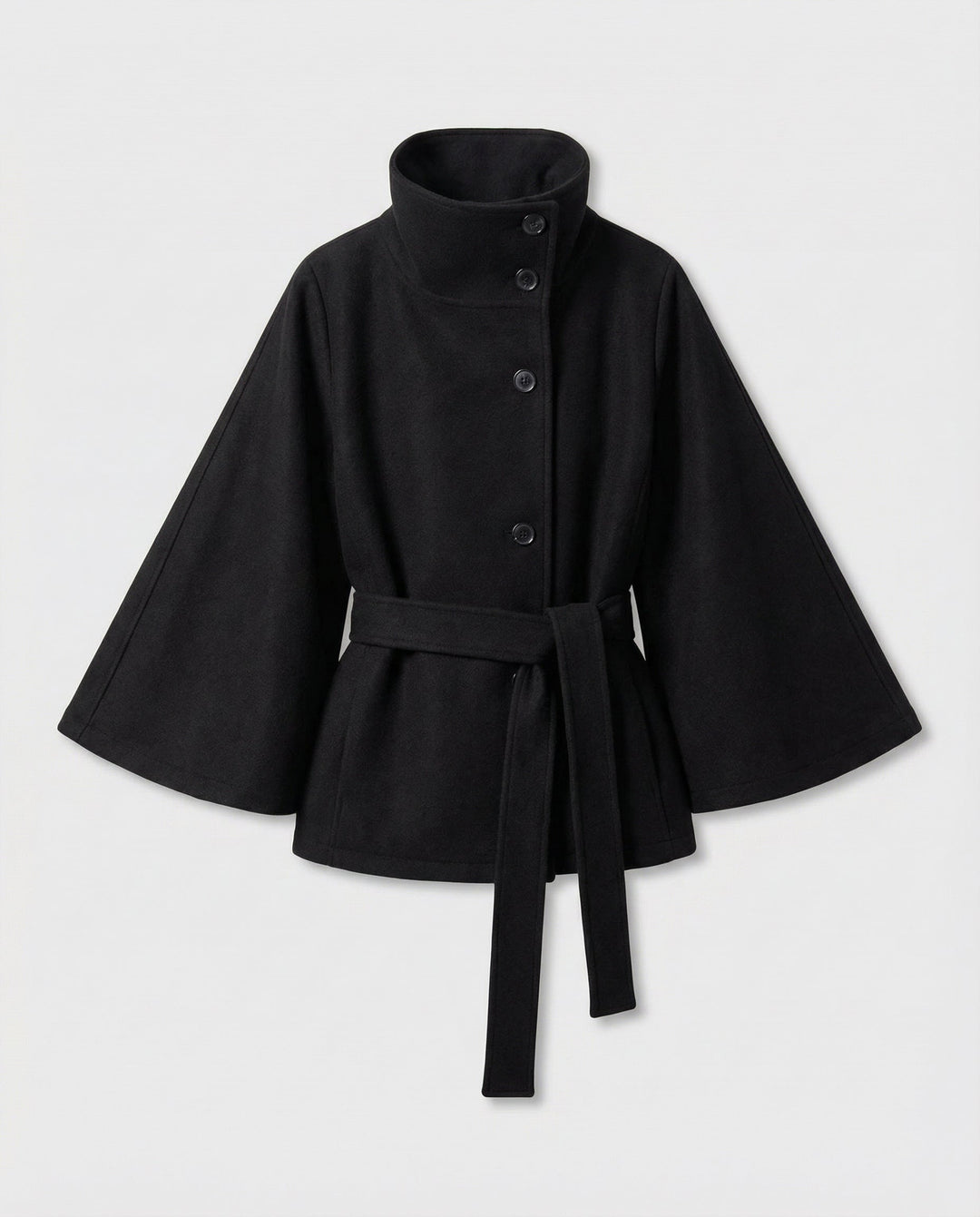 Grania Belted Cape Jacket