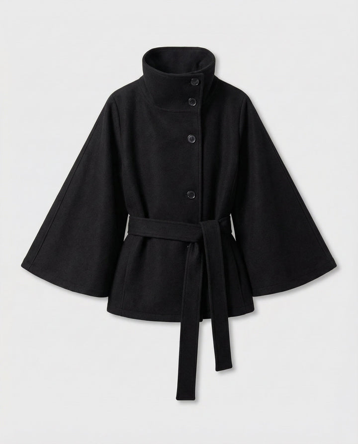 Grania Belted Cape Jacket