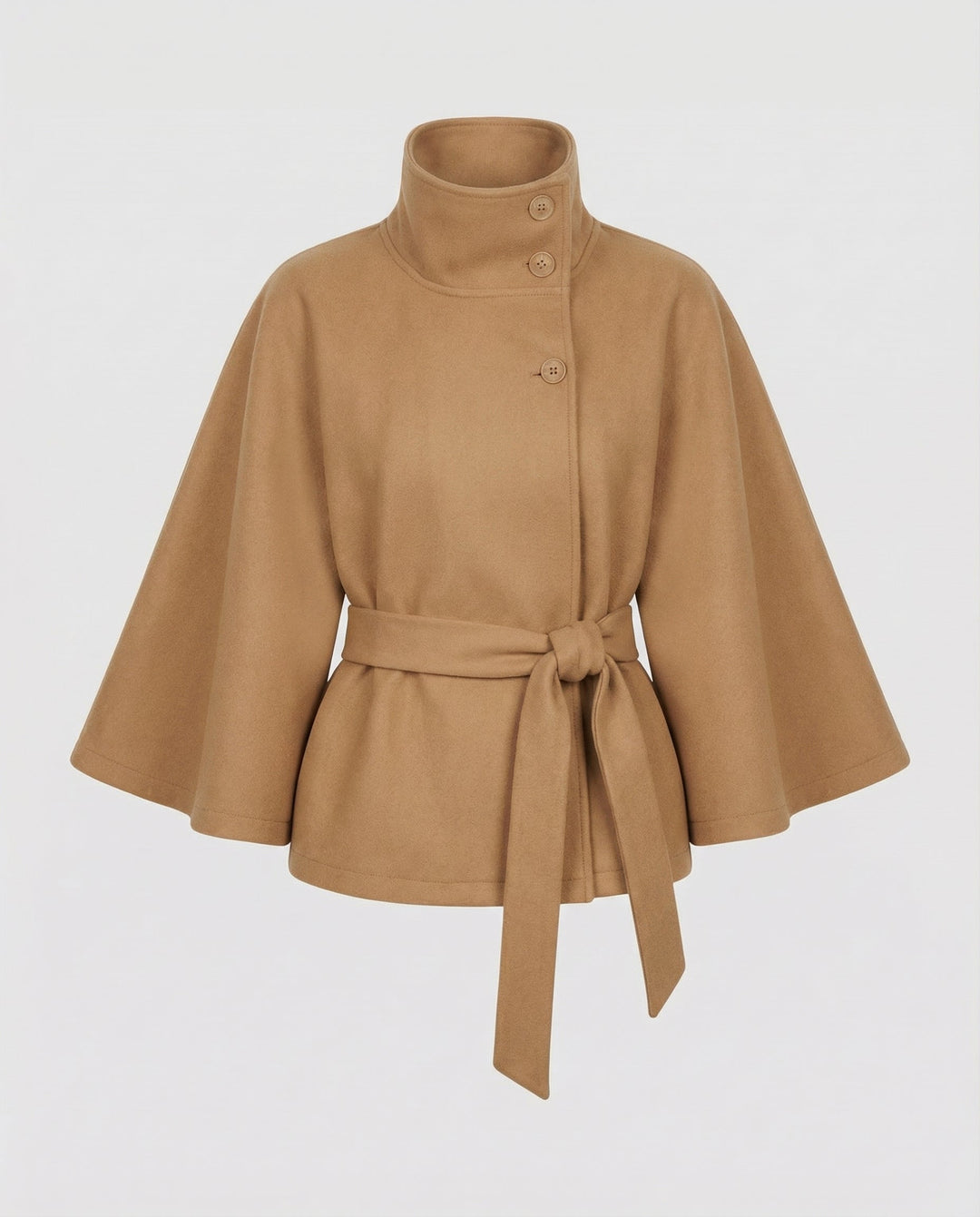 Grania Belted Cape Jacket