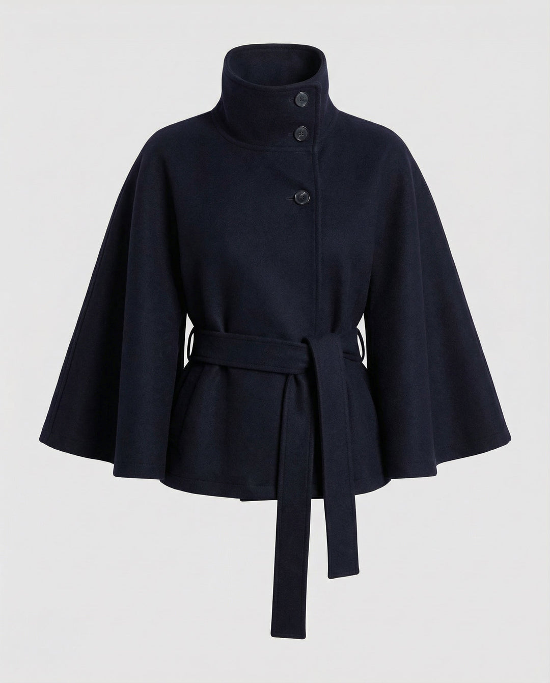 Grania Belted Cape Jacket