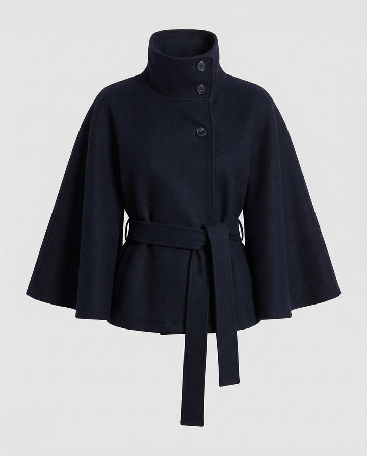 Grania Belted Cape Jacket