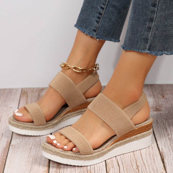Marigold Riviera Comfort Platform Sandals