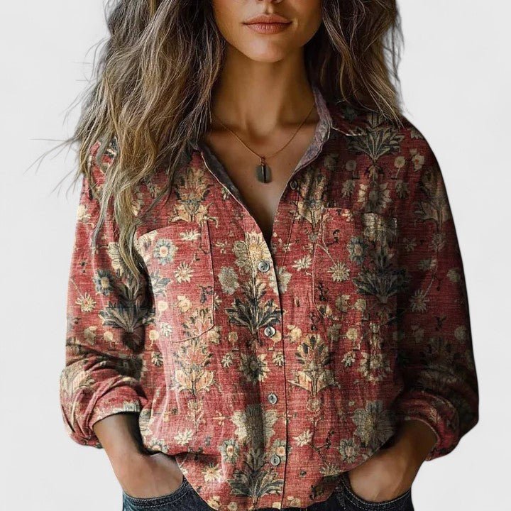 Judith Vintage Floral Blouse