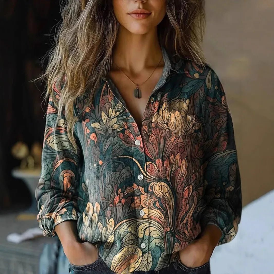 Judith Vintage Floral Blouse