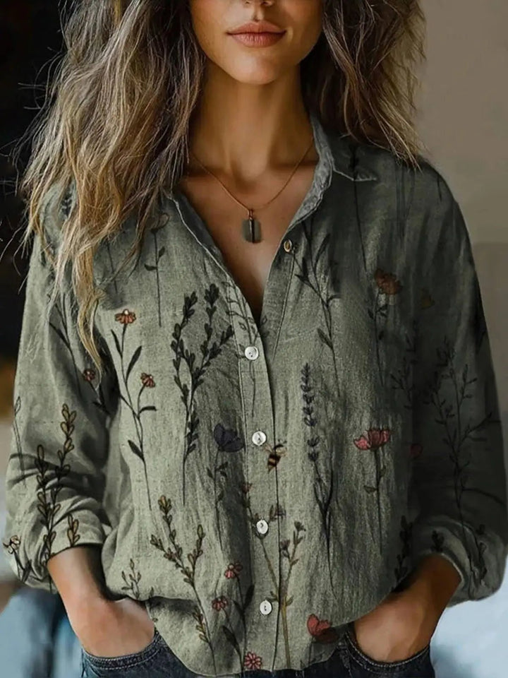 Judith Vintage Floral Blouse