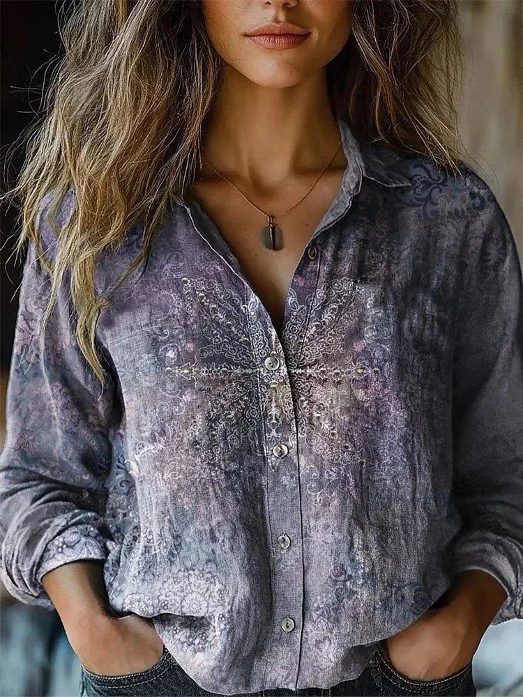 Judith Vintage Floral Blouse