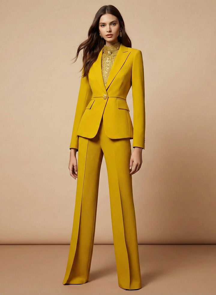 Jacinta Tailored Blazer & Wide Leg Trouser Set