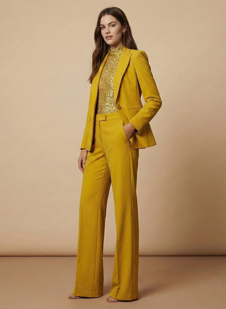 Jacinta Tailored Blazer & Wide Leg Trouser Set