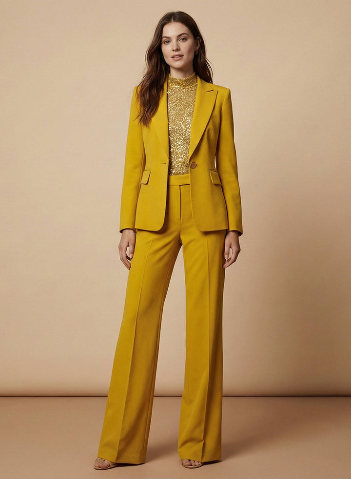 Jacinta Tailored Blazer & Wide Leg Trouser Set