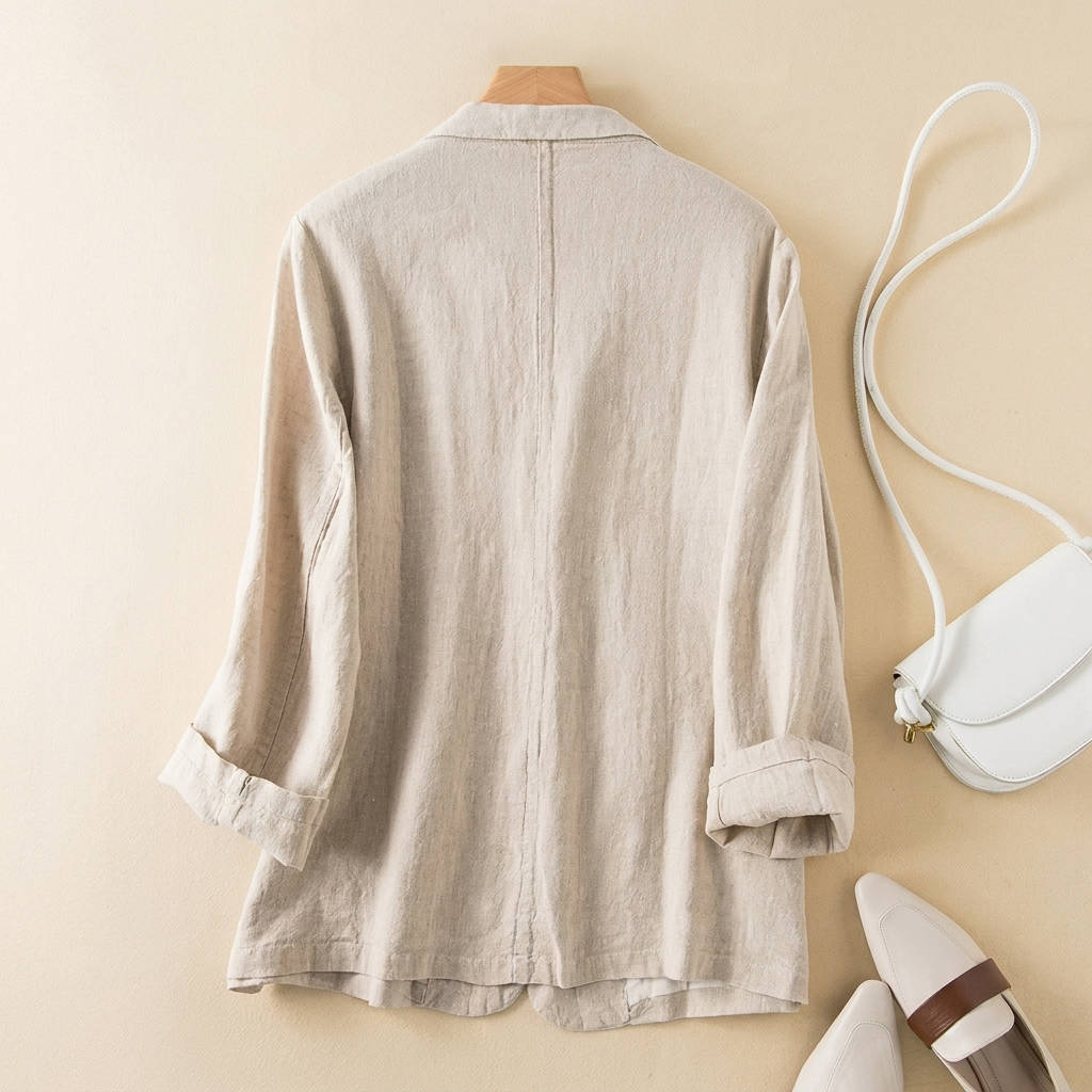 Raisa Relaxed Three Quarter Sleeve Blazer
