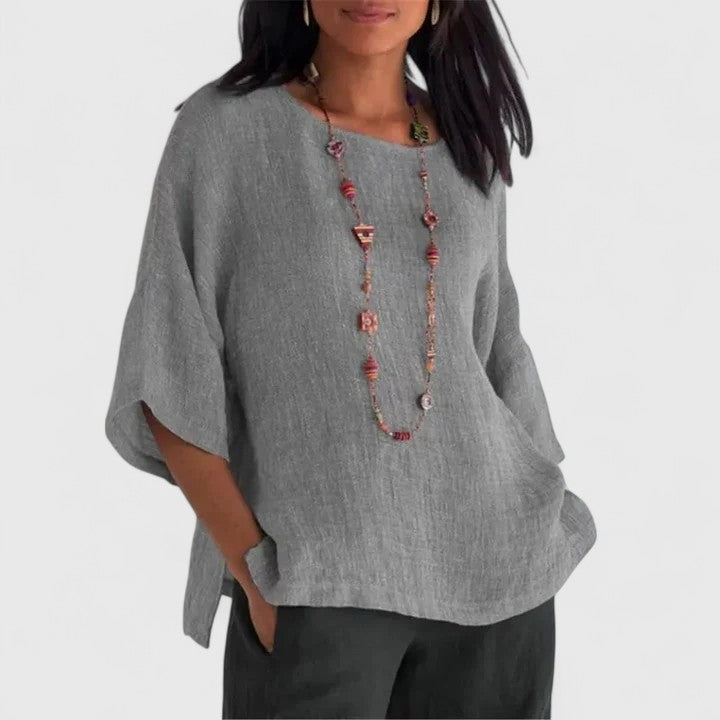 Zelie Blend Tunic Blouse