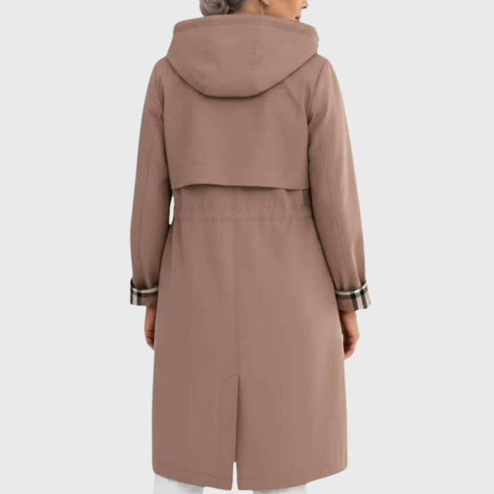 Delcie Hooded Longline Jacket