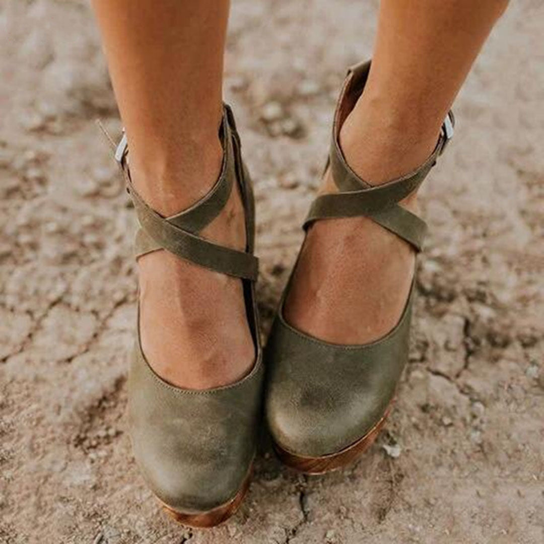 Teresa Cutout Platform Heels