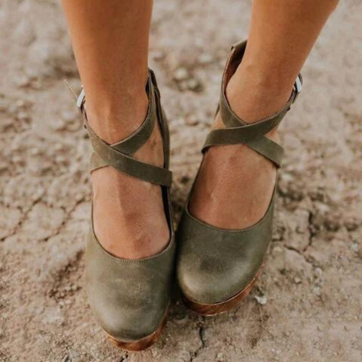 Teresa Cutout Platform Heels