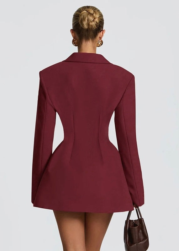 Raven Buttoned Blazer Mini Dress