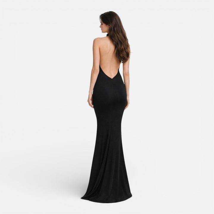 Sybil Lace Open Back Maxi Dress