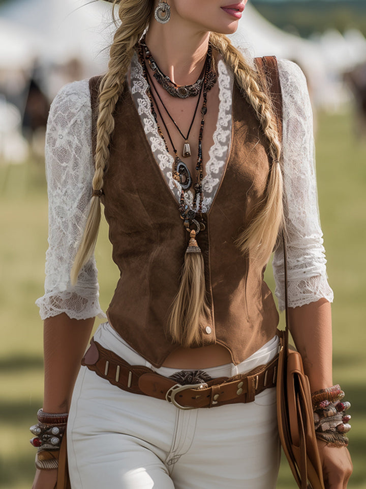 Xanthe Tailored Western Vest