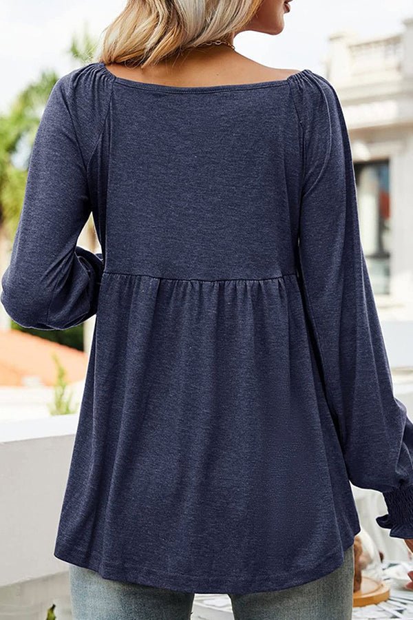 Fawnie Babydoll Tunic Blouse