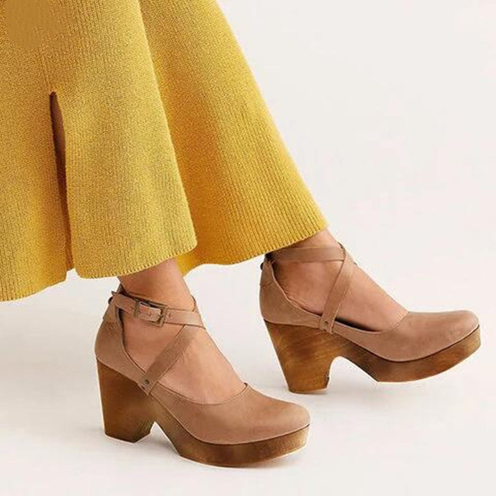 Teresa Cutout Platform Heels
