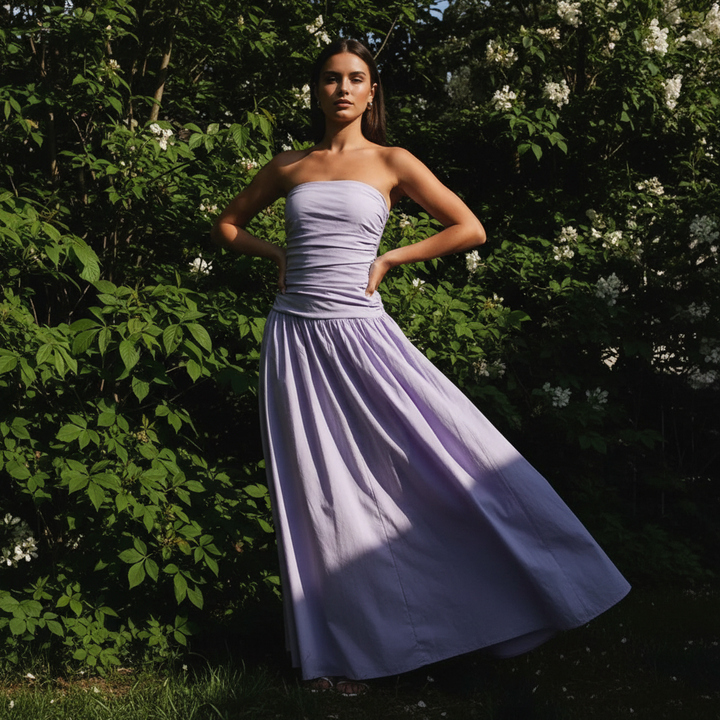 Xaria Strapless Maxi Dress