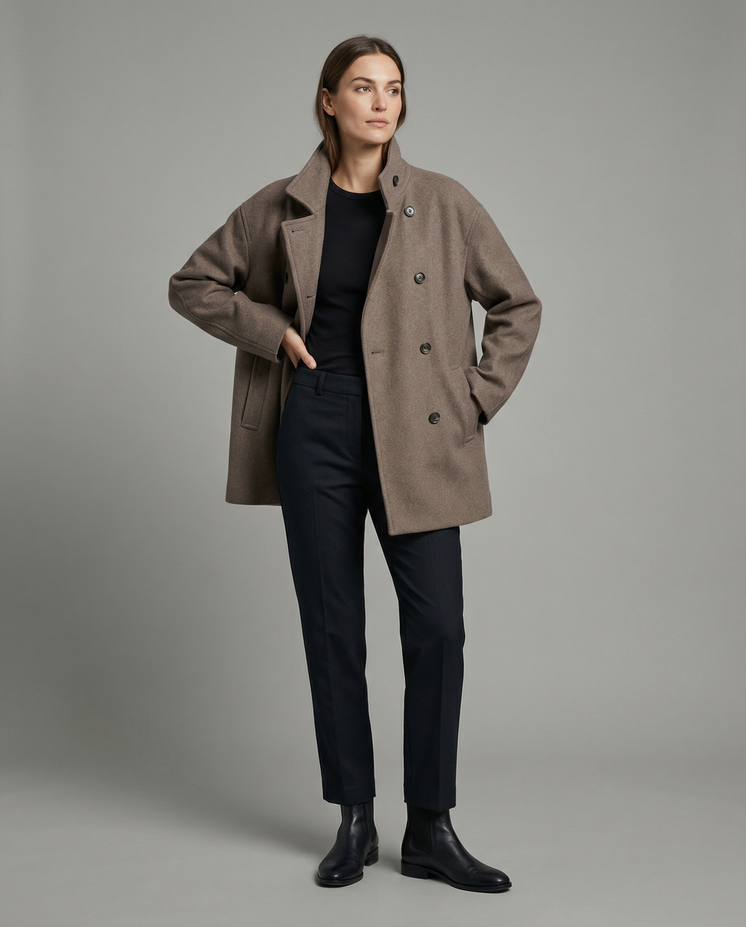 Honora Stand Collar Jacket