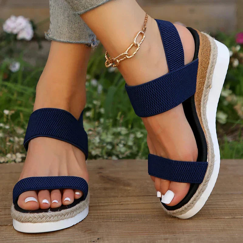 Marigold Riviera Comfort Platform Sandals