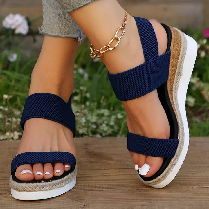 Marigold Riviera Comfort Platform Sandals
