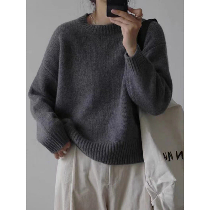 Liesel Relaxed Crew Neck Sweater
