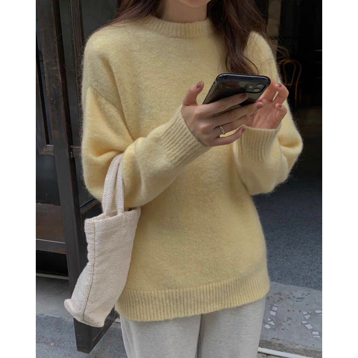 Liesel Relaxed Crew Neck Sweater