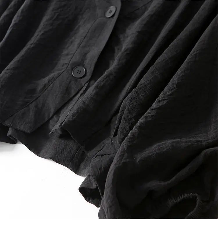 Iridia Layered Balloon Sleeve Blouse