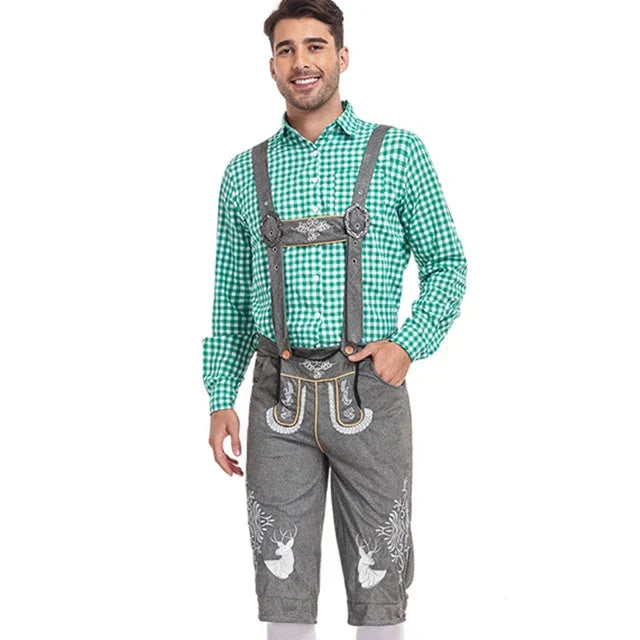 Friedrich Embroidered Lederhosen Set