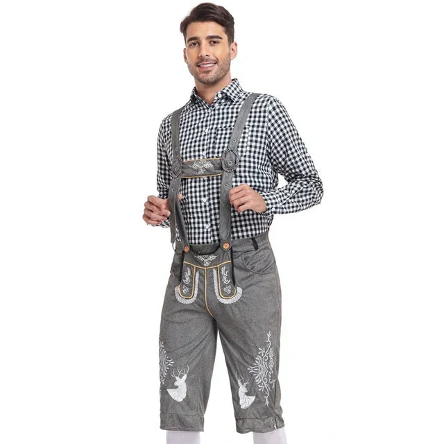 Friedrich Embroidered Lederhosen Set