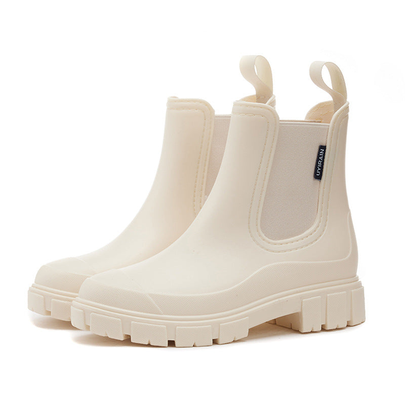 Freesia Chunky Chelsea Ankle Boots