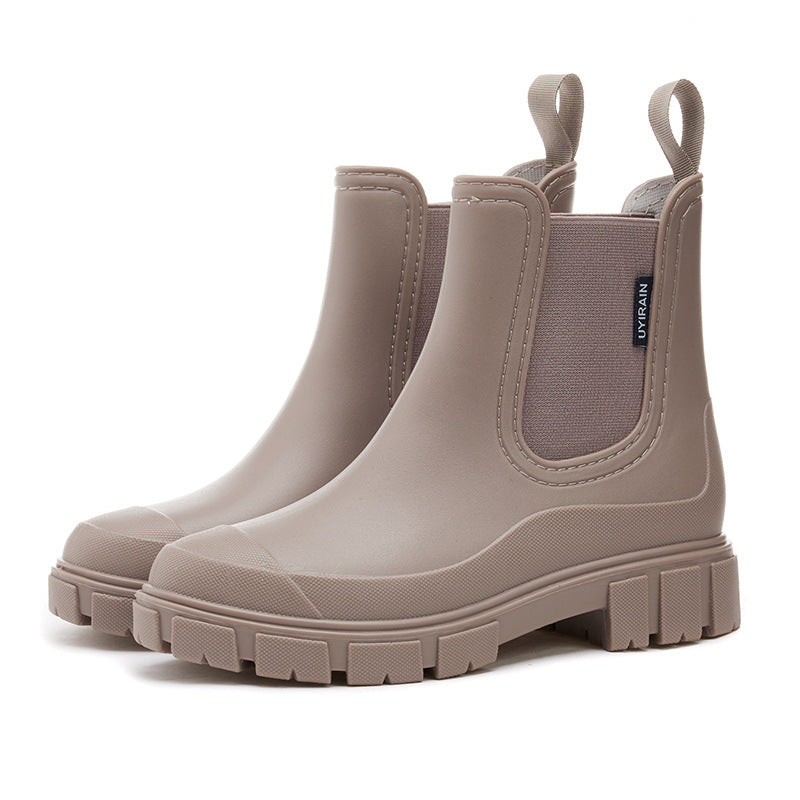 Freesia Chunky Chelsea Ankle Boots