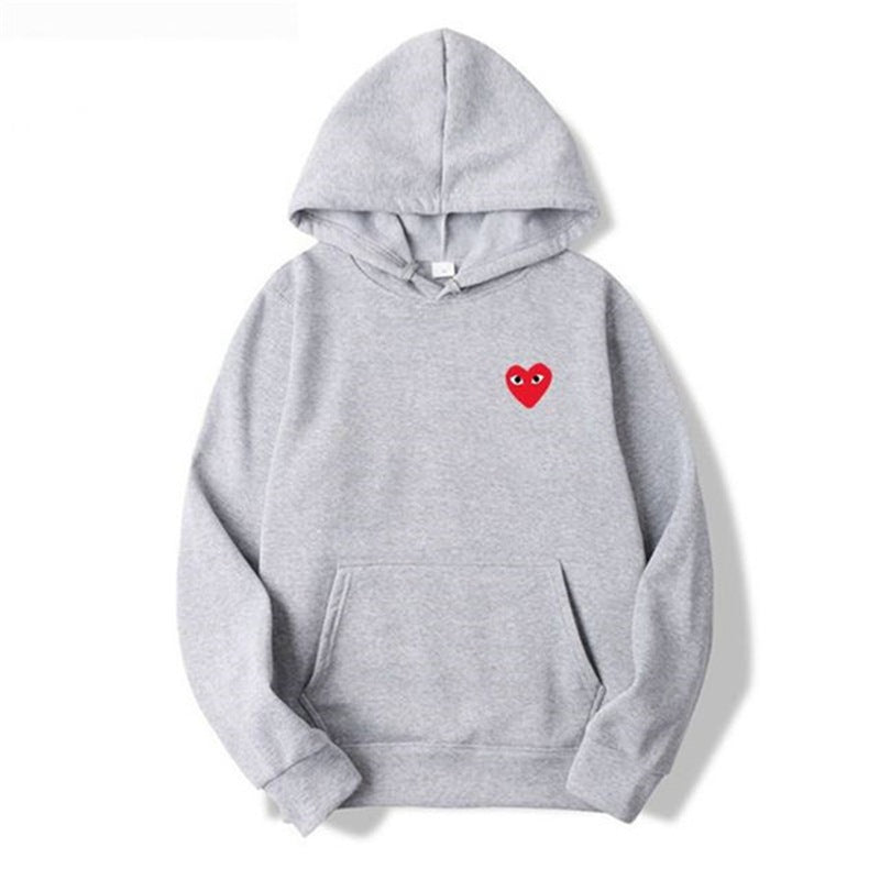 Beatrice Minimal Heart Oversized Hoodie