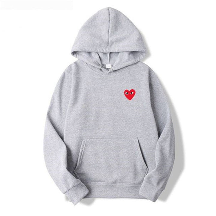 Beatrice Minimal Heart Oversized Hoodie
