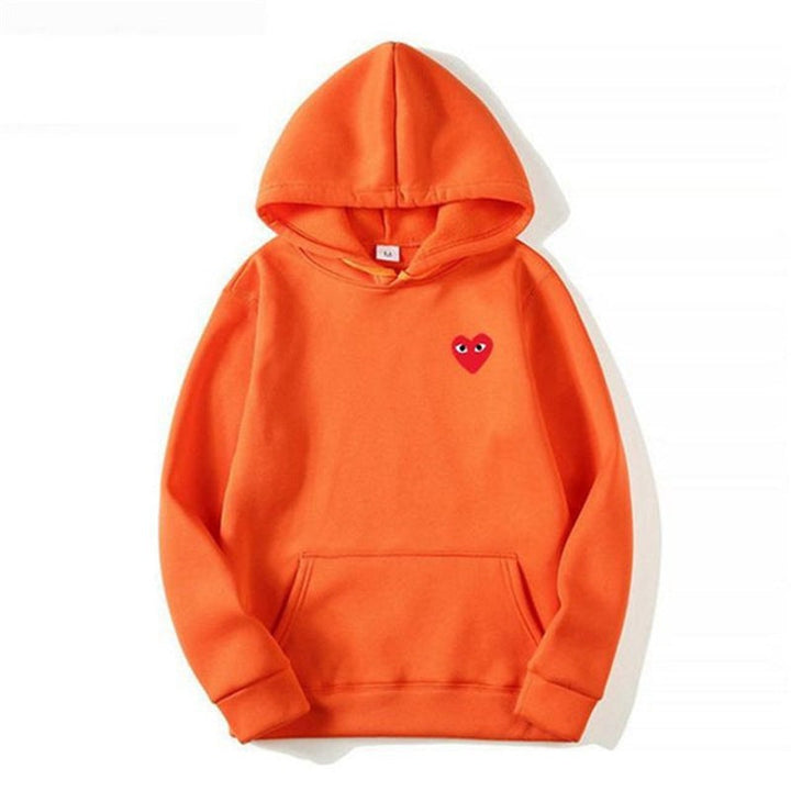 Beatrice Minimal Heart Oversized Hoodie