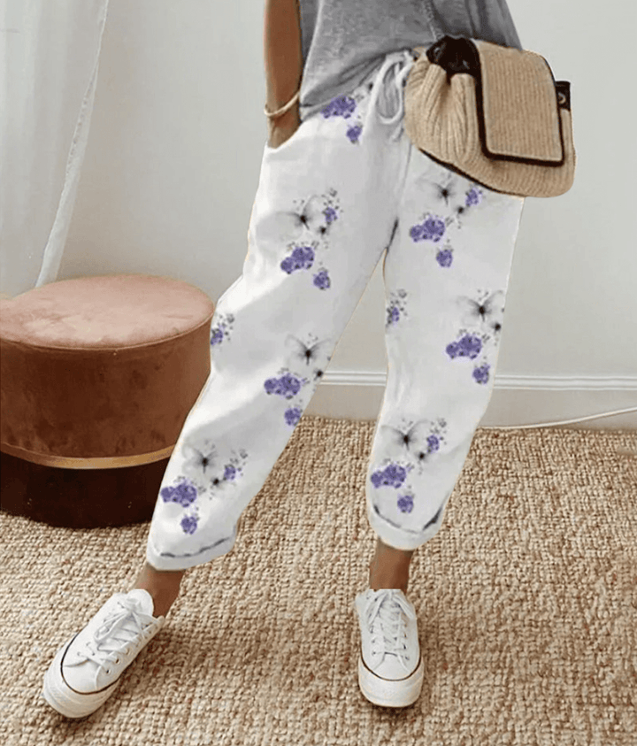 Elle Striped Tapered Pants