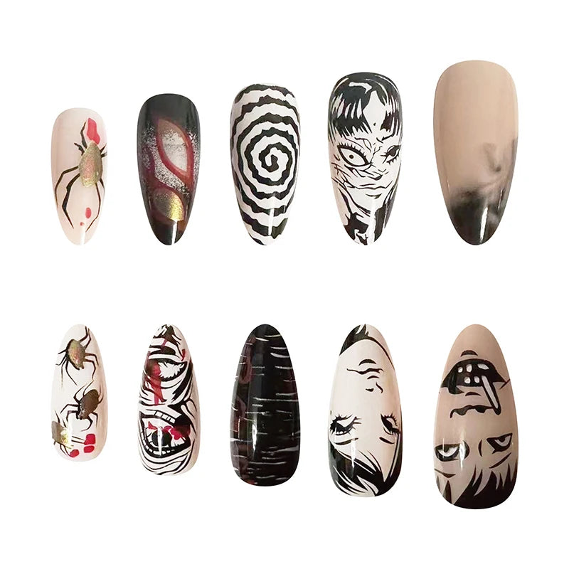 Manga Noir Press-On Nails