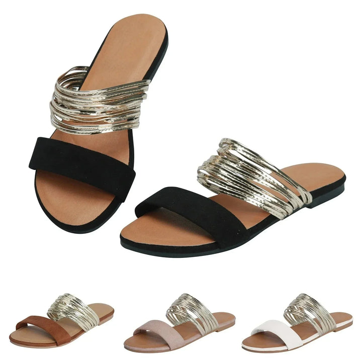 Alma Golden Coast Slide Sandals