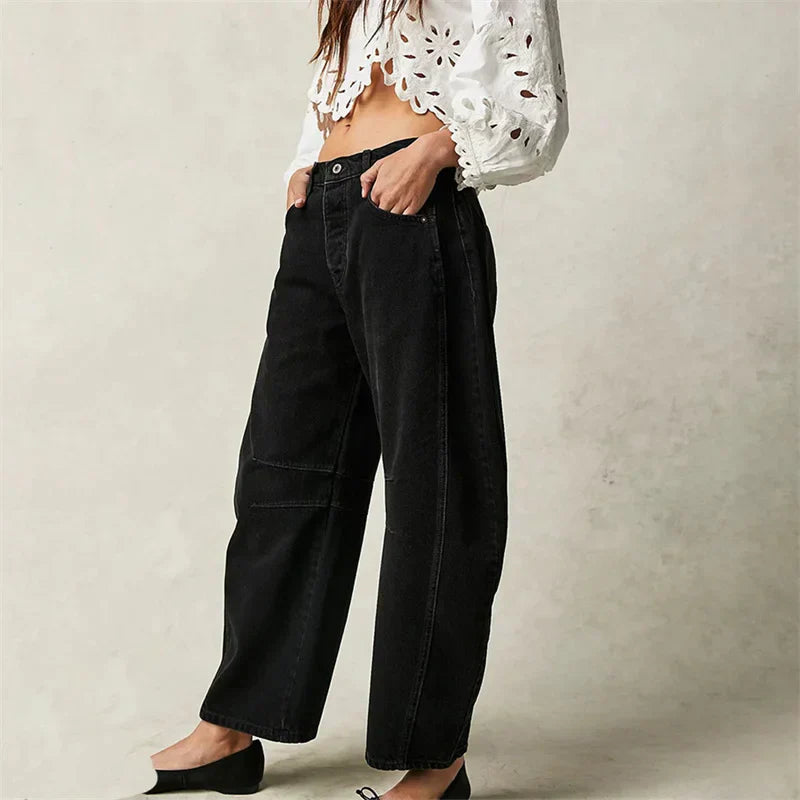 Barrel Barrel Leg Denim Pants