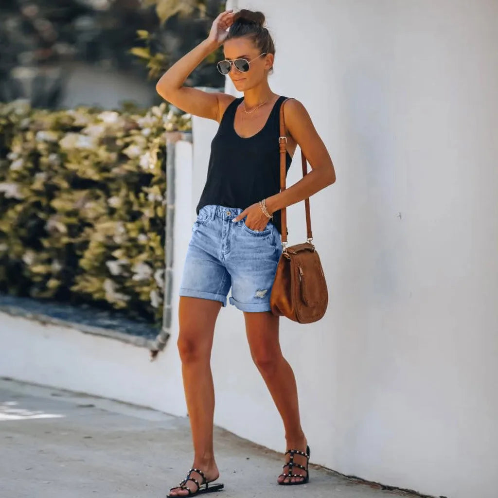 Scout Relaxed Denim Shorts