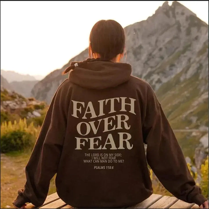 Catalina Faith Over Fear Oversized Hoodie