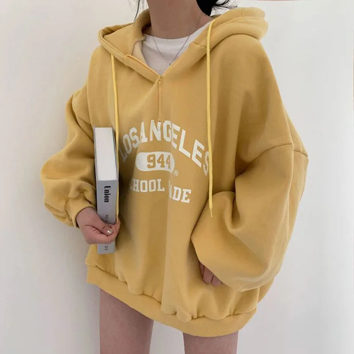 Colette Vintage Graphic Oversized Hoodie